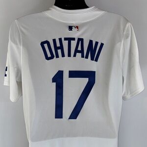 Nike Limited Ohtani Dodgers Home White Jersey